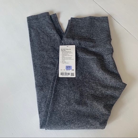 Lululemon Wunder Under Pant HR 28” Size 10 - Picture 2 of 5